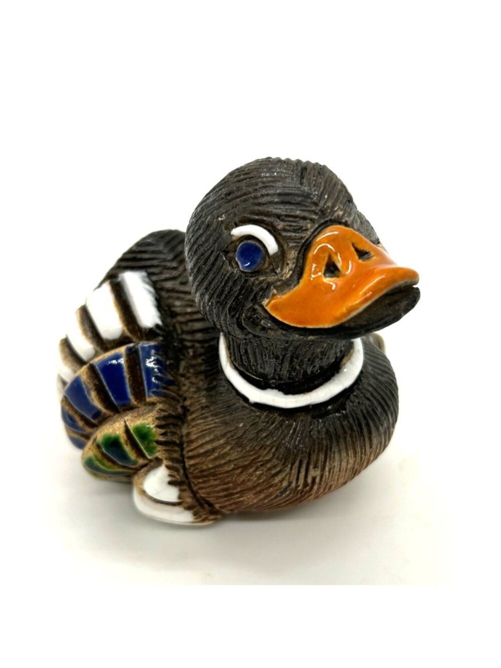 Artesania Rinconada Mallard Duck Figurine Hand-Painted Ceramic Collectible Decor - Picture 4 of 10